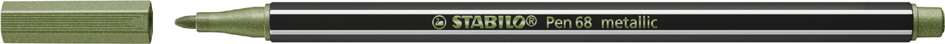 Bild von STABILO Fineliner Fasermaler -Pen 68 metallic gold 68810 Strichstärke M ca 1,4mm