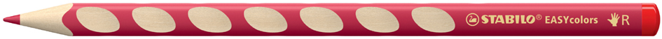 Bild von Ergonomischer Buntstift für Rechtshänder - STABILO EASYcolors - Einzelstift - karminrot dunkel