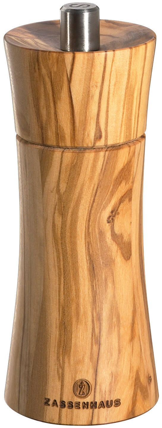 Bild von ZASSENHAUS Salz- / Pfefferstreuer Pfeffermühle Frankfurt Olivenholz 18 cm
