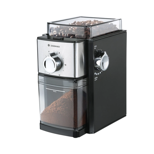 Bild von Zassenhaus - elektrische Kaffeemühle Kingston Steel mit 17 Stufen