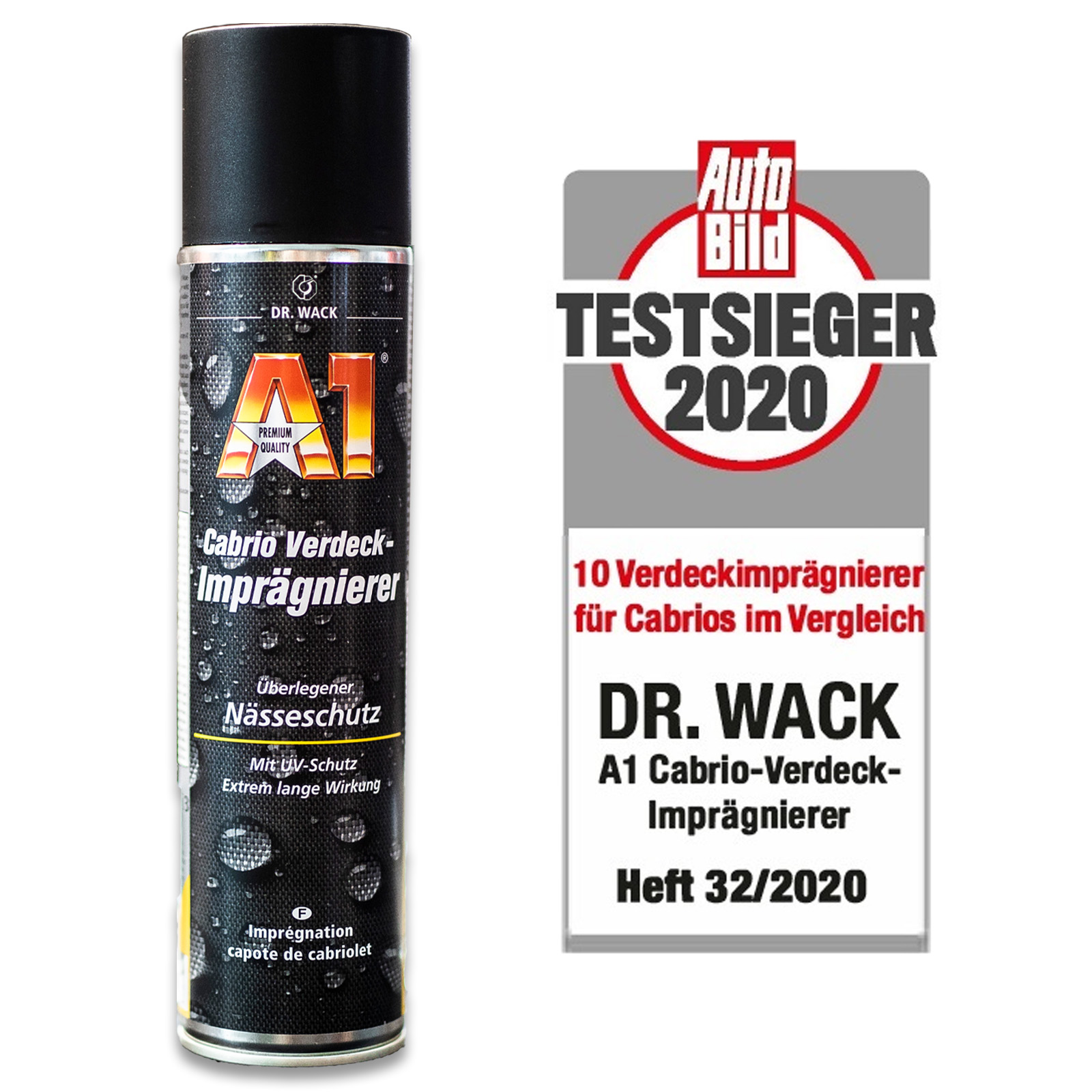 Bild von DR. O.K.WACK A1 Cabrio Verdeck-Imprägnierer (400 ml) Verdeck-/Textilimprägnierung  2530