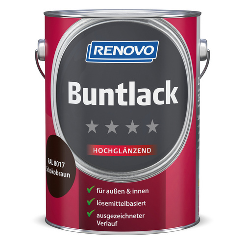 Bild von RENOVO Buntlack hochglänzend, schokobraun RAL 8017