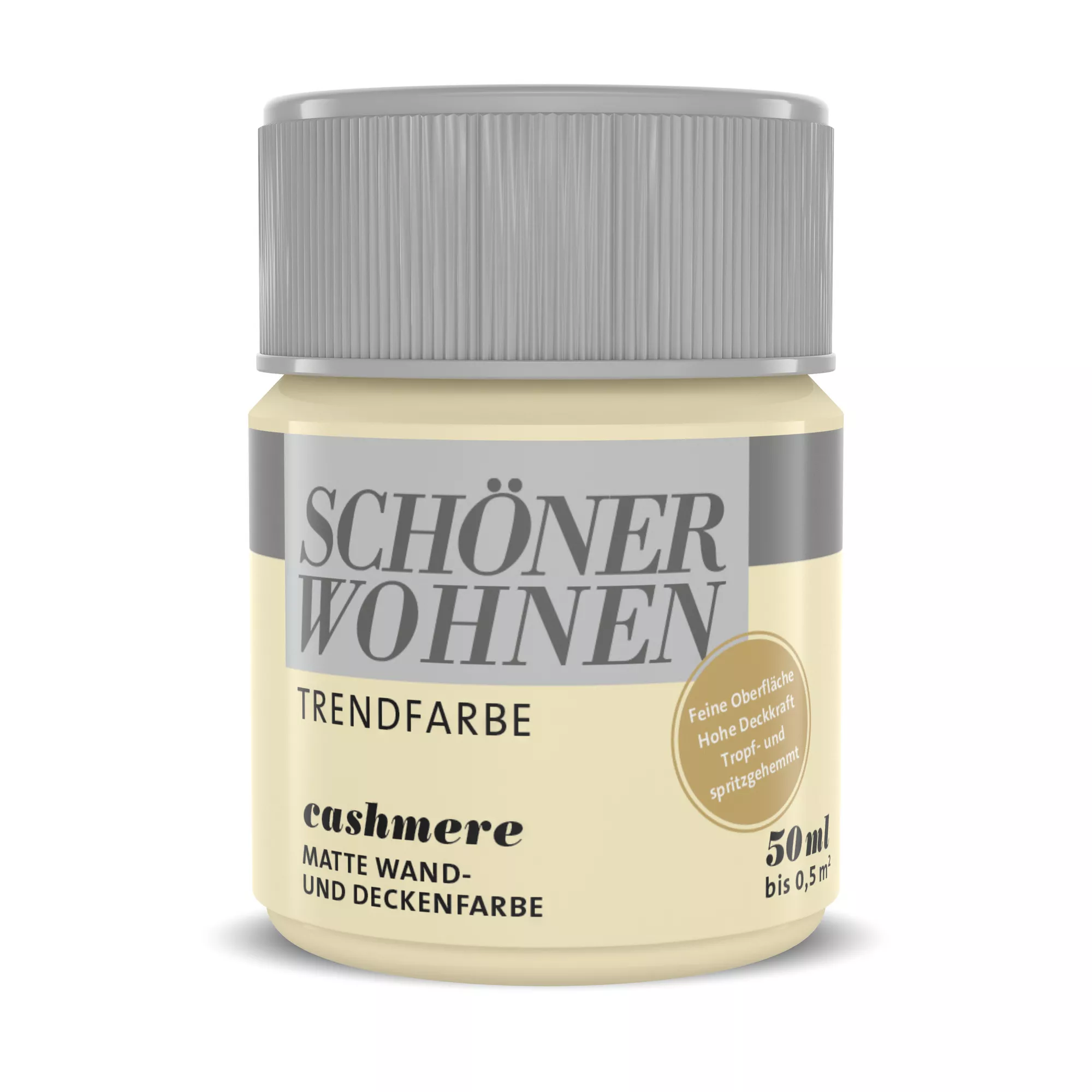Bild von Schöner Wohnen Farbe Trendfarbe 'Cashmere' beige matt 50 ml