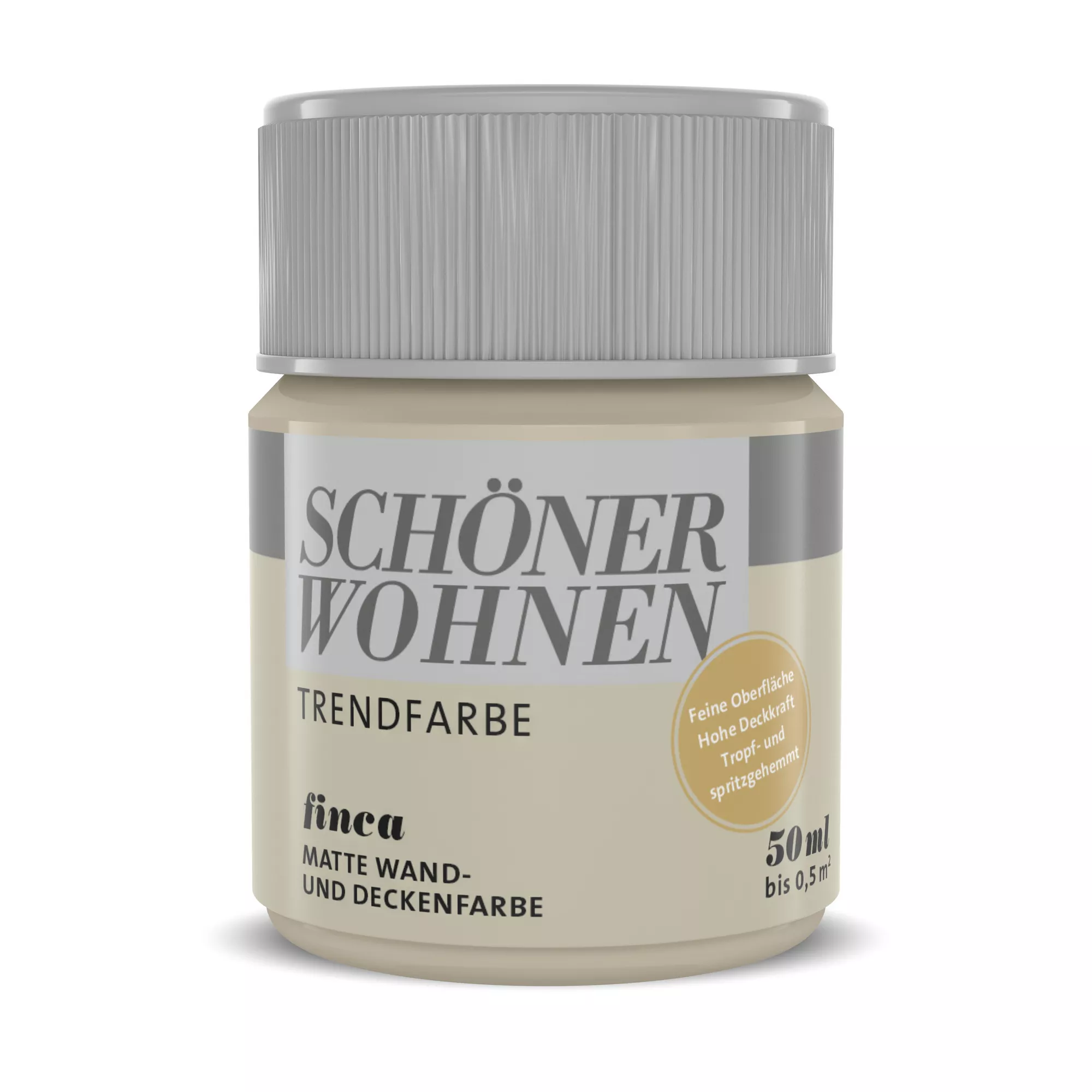 Bild von Schöner Wohnen Farbe Trendfarbe 'Finca' beige matt 50 ml