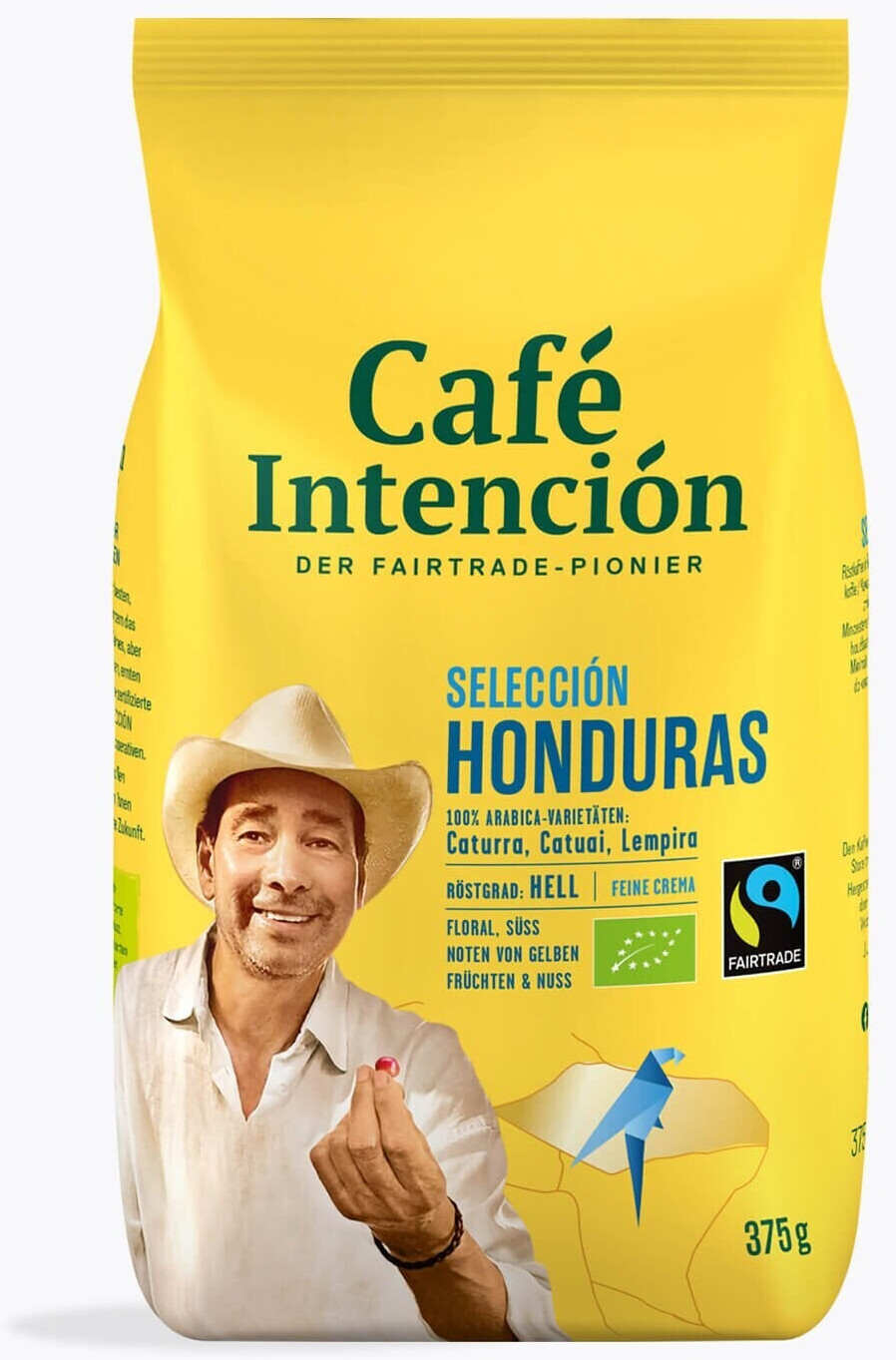 Bild von Cafe Intencion Selección Honduras ganze Bohne (375g)
