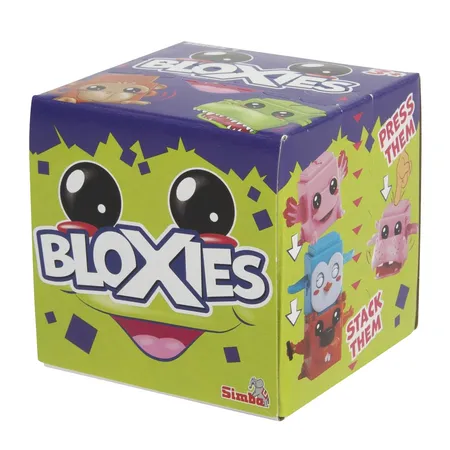 Bild von Simba 105952625 - Bloxies Figur (1 Stck.) - Tier-Bausteine zum Stapeln und Sammeln mit Bewegungseffekt, Spielzeug für Kinder ab 3 Jahre, Auswahl per Zufallsprinzip in Überraschungs-Verpackung