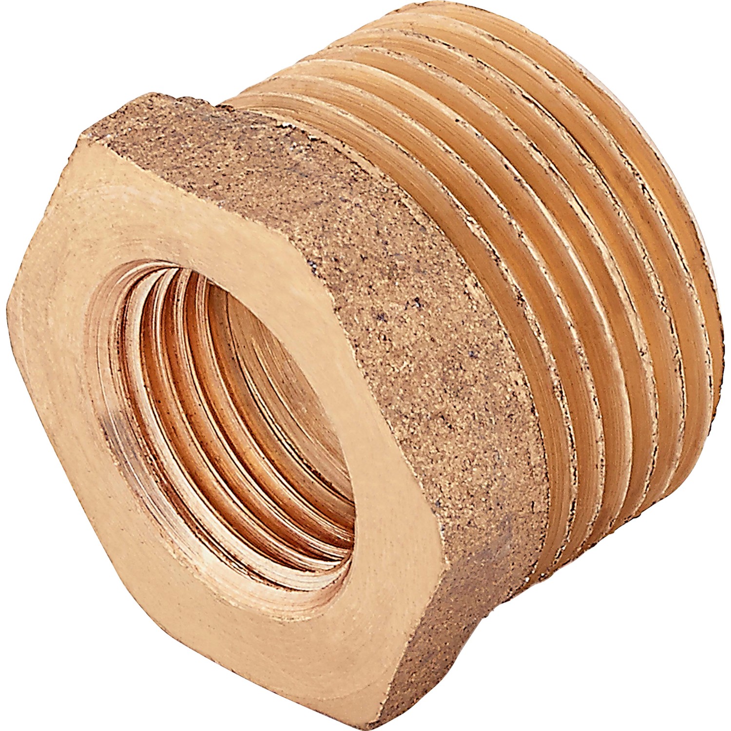 Bild von Gewinde-Reduzierstück 14,9 mm (Rp 3/8) x 26,4 mm (R 3/4) Rotguss