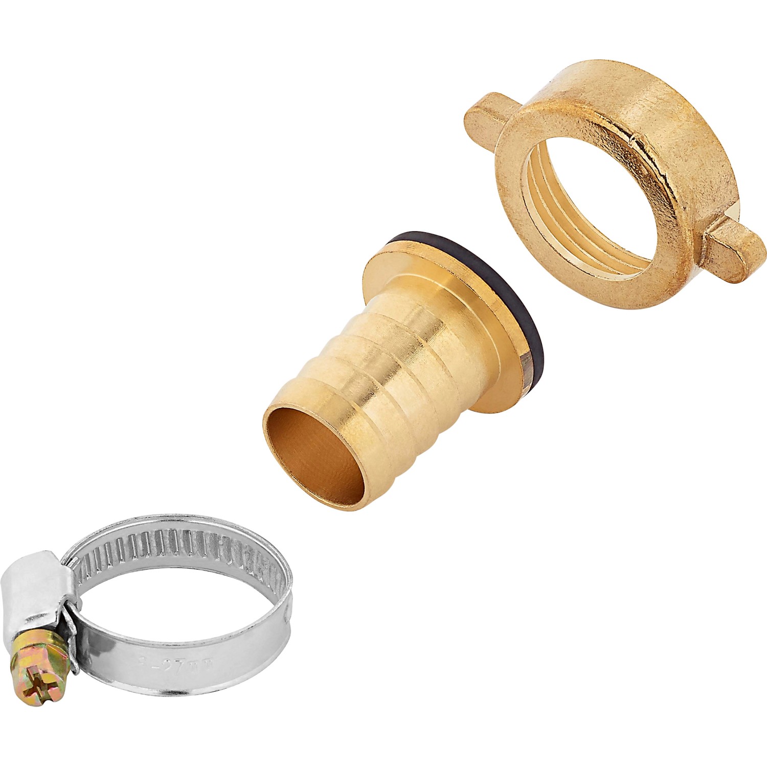 Bild von Schlauchverbinder 19 mm (3/4 Zoll) x 25 mm (1 Zoll) Messing