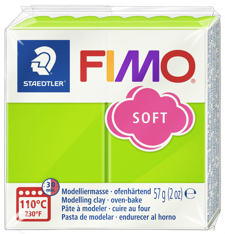 Bild von STAEDTLER® FIMO® soft 8020 ofenhärtende Modelliermasse, 57g, apfelgrün