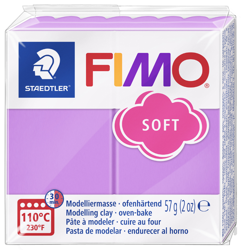 Bild von STAEDTLER® FIMO® soft 8020 ofenhärtende Modelliermasse, 57g, lavendel