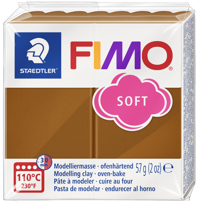Bild von STAEDTLER® FIMO® soft 8020 ofenhärtende Modelliermasse, 57g, caramel