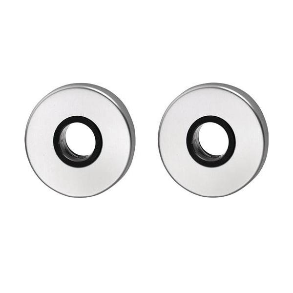 Bild von EDI, Türgriff + Fenstergriff, Drückerrosette 051 Edelstahl F00 Schildstärke 8 mm Drückerloch rund (Türgriff)