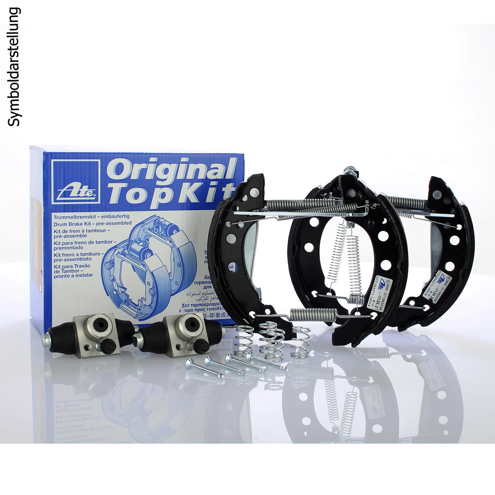 Bild von ATE Bremsbackensatz Original TopKit hinten rechts links vormontiert 19,0mm für FORD MAZDA  03.0520-6319.3