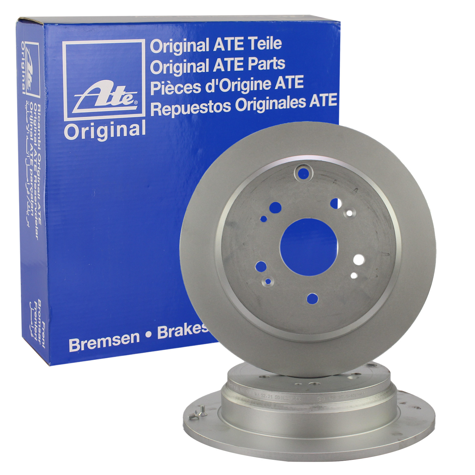 Bild von ATE 24.0110-0329.1 Bremsscheibe Bremsscheiben, Scheibenbremsen 302,0 10,0 5 114,3 voll beschichtet HONDA: CR-V 4, CR-V 3