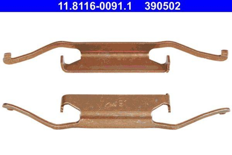 Bild von ATE Feder, Bremssattel vorne rechts links  für BMW MASERATI 34112226203 327256318 34112266206 11.8116-0091.1