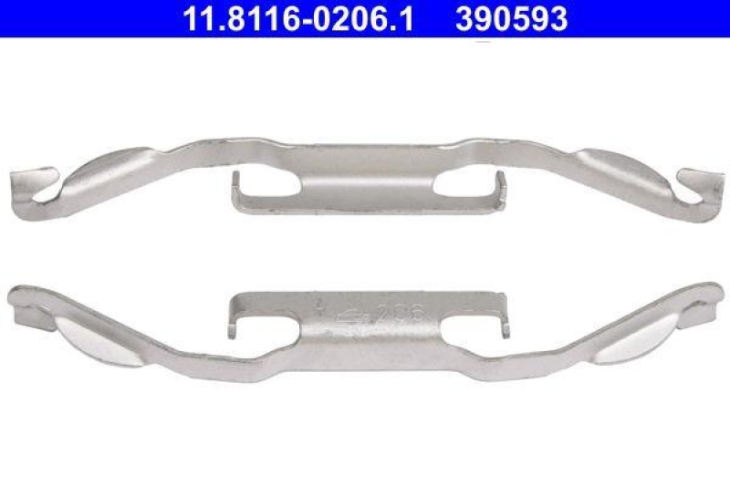 Bild von ATE Feder, Bremssattel 11.8116-0206.1  BMW,FORD,VOLVO,3 Limousine (E90),3 Limousine (E46),1 Schrägheck (E87),3 Touring (E46),3 Cabrio (E36)
