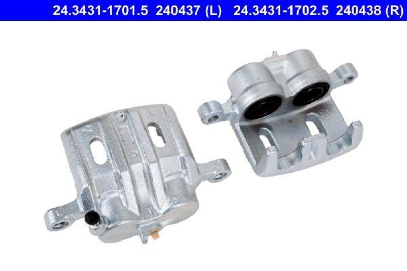 Bild von ATE 24.3431-1701.5 Bremssattel Bremszange ohne Halter MITSUBISHI: OUTLANDER 3, Outlander 2 SUV, Outlander I Off-Road, CITROËN: C-Crosser Enterprise