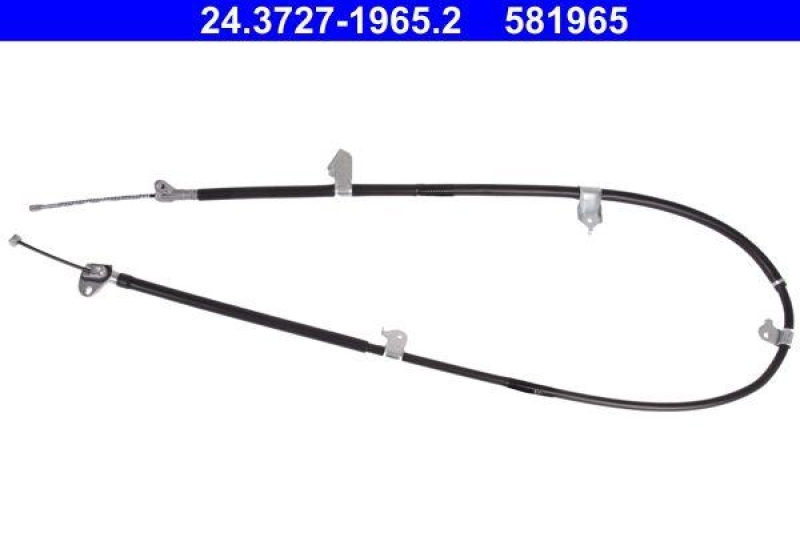 Bild von ATE 24.3727-1965.2 Handbremsseil Bremsseil, Seilzug Feststellbremse 1841 TOYOTA: RAV4 IV Off-Road, RAV4 III Off-Road