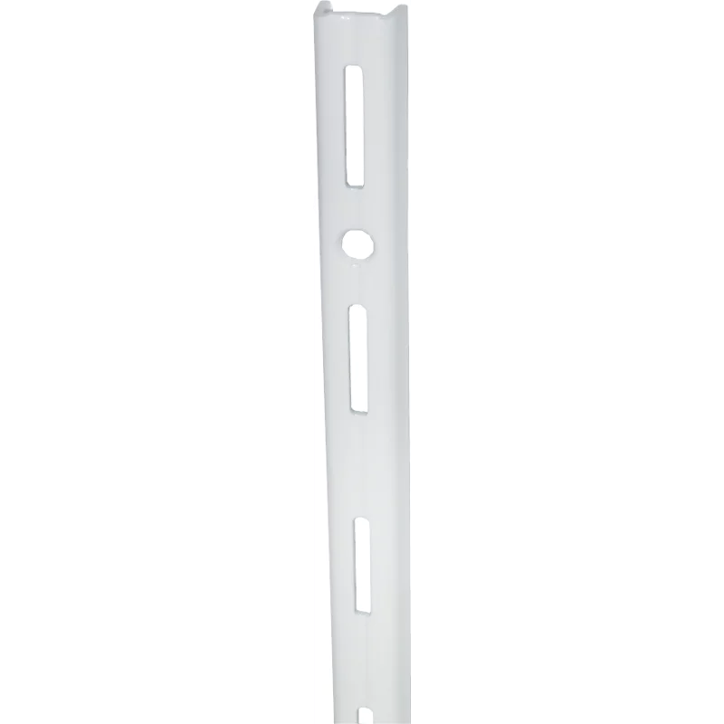 Bild von Element System Wandschiene 1-reihig, 2 Stück, 4 Abmessungen, 3 farben, Länge 100 cm für Regalsystem, Regalträger, Wandregal, weiß, 10000-00017