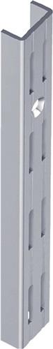 Bild von Element-System, Regalträger, Wandschiene Länge 500 mm weiss Stahl zweireihige Lochung