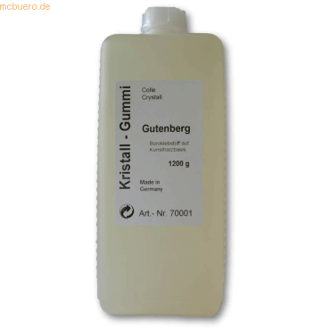 Bild von Gutenberg Kristall-Gummi Nachfüllpack 1200g (Flasche)