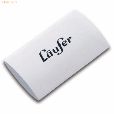 Bild von 10 x Läufer Radierer Oval Office in Geschenkverpackung 55x35x14mm weiß