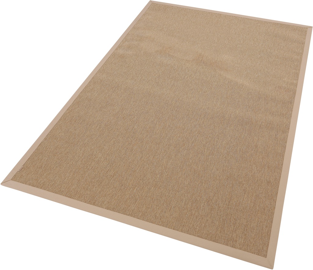 Bild von Dekowe Teppich "Naturino Rips", rechteckig, 7 mm Höhe, Flachgewebe, Sisal-Optik, mit Bordüre, In- und Outdoor geeignet