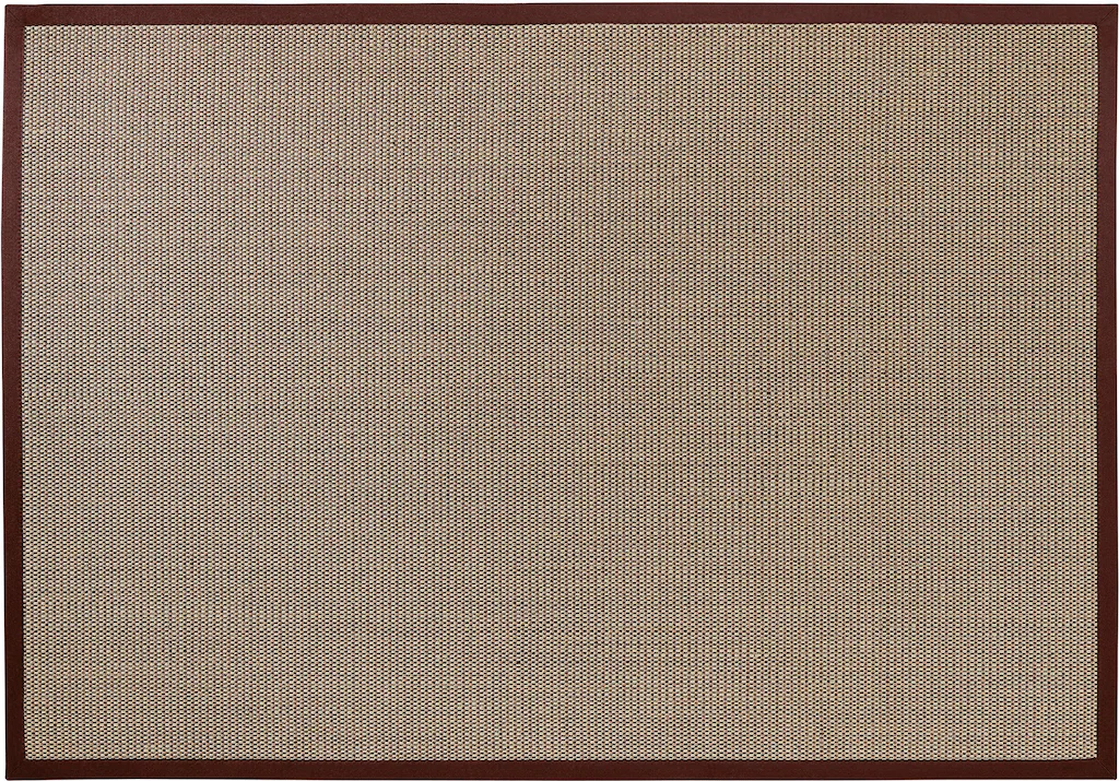 Bild von Dekowe Sisalteppich "Brasil", rechteckig, 6 mm Höhe, Flachgewebe, Obermaterial: 100% Sisal, mit Bordüre, Wohnzimmer