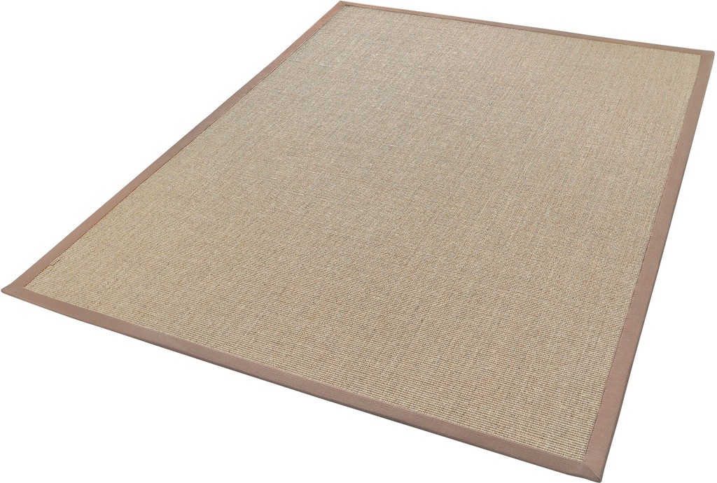 Bild von Dekowe Sisalteppich Mara S2 mit Bordüre, rechteckig, Höhe: 5 mm, Flachgewebe, Material: 100% Sisal, Wohnzimmer, Kundenliebling