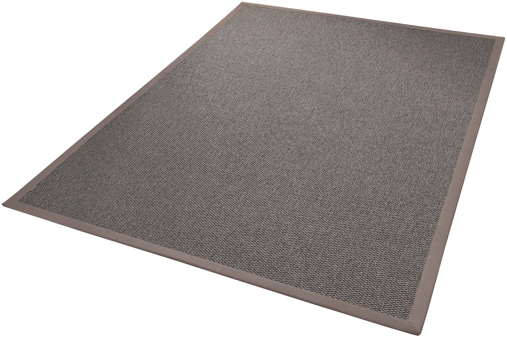 Bild von Dekowe Teppich "Naturana Panama Spezial", rechteckig, 8 mm Höhe, Flachgewebe, meliert, Sisal-Optik, mit Bordüre, Wohnzimmer