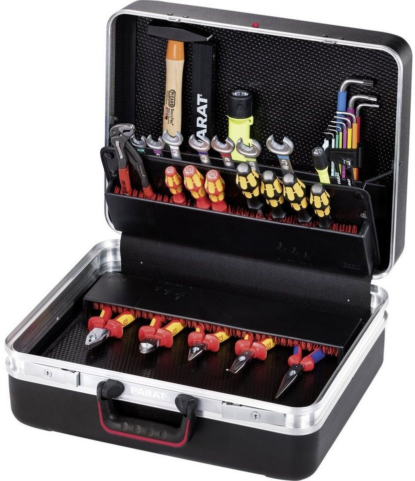Bild von Parat CLASSIC KingSize Power Werkzeugkoffer (Ordnungssystem CP-7 - 2 Schlüssel, 1 Längssteg 3 Querstegen, 49 x 41 x 33 cm, ohne Inhalt) 589.100.171