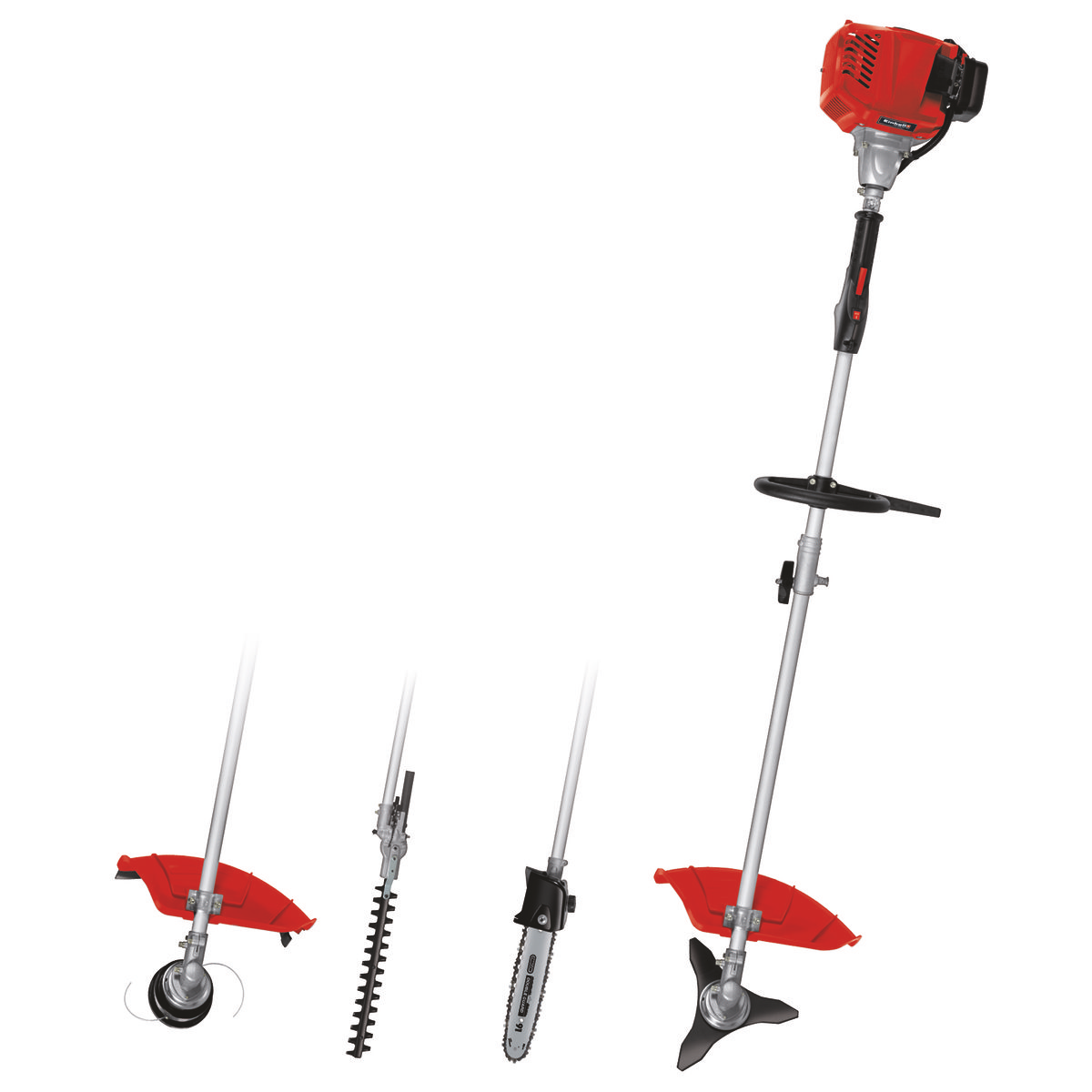Bild von Einhell Benzin-Motorsense "GC-MM 52 I AS", (Set), mit Heckenscheren- und Hochentasteraufsatz