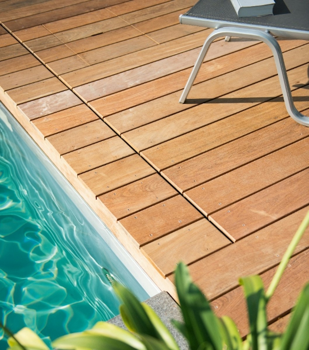 Bild von OSMO Terrassendiele Ipe glatt / glatt FAS, KD-21x145x2130mm