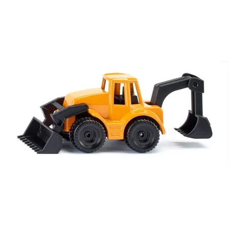 Bild von SIKU 1103 - Baggerlader, Metall-Kunststoff, gelb-schwarz
