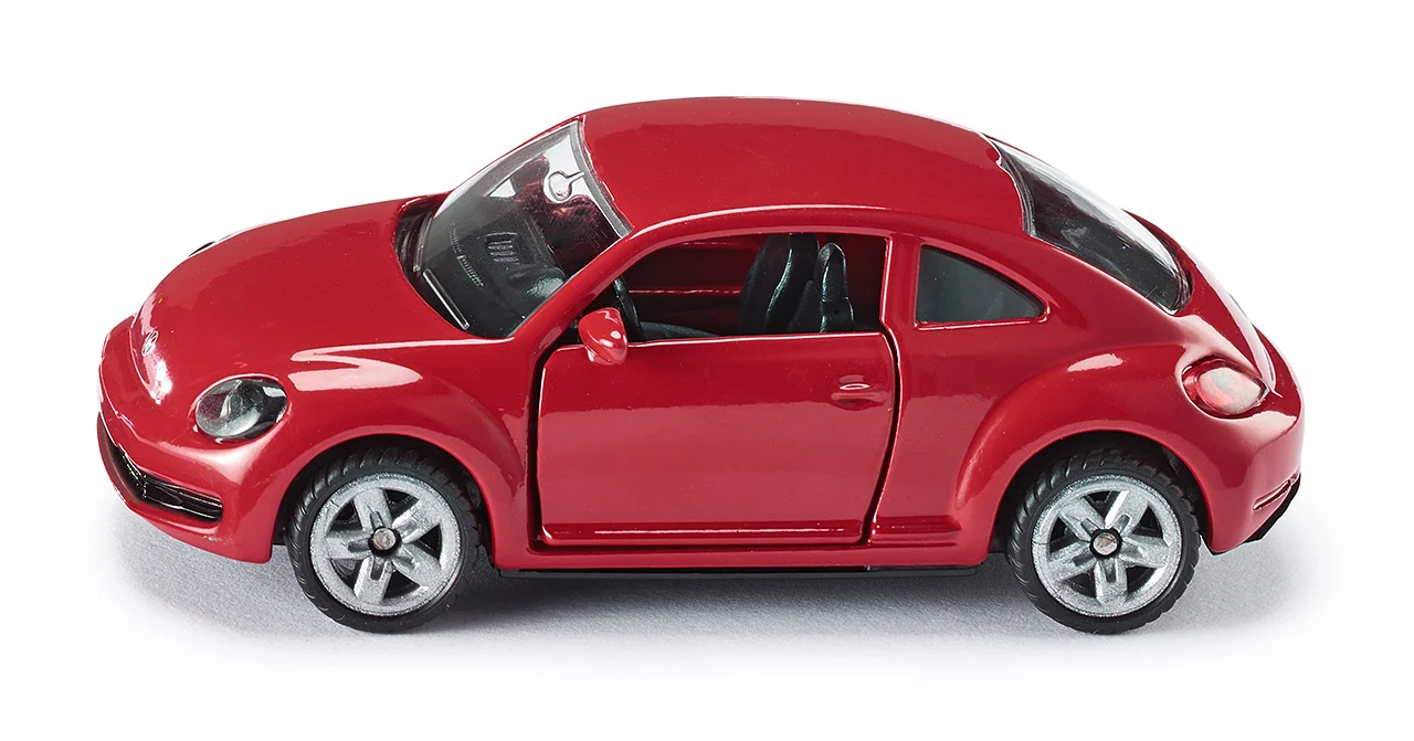 Bild von siku 1417, VW The Beetle, Metall/Kunststoff, Rot, Öffenbare Türen, Bereifung aus Gummi
