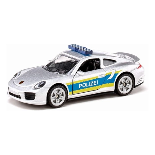 Bild von SIKU 1528 - Porsche 911 Autobahnpolizei, silber, Metall/Kunststoff
