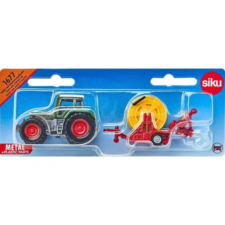 Bild von siku 1677, Fendt Traktor mit Bewässerungshaspel, Metall/Kunststoff, Multicolor, Abnehmbare Verteilerspritze