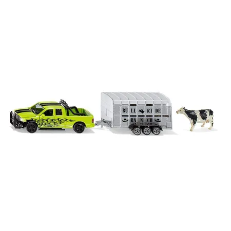 Bild von Siku Farmer Jeep RAM Dodge with Trailor 1:50 (11084654)