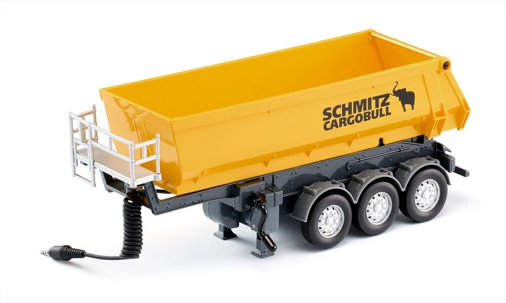Bild von siku 6734, 3-Achs-Kippsattelauflieger, 1:32, Metall/Kunststoff, Gelb, Ferngesteuert, Für SIKU CONTROL-LKW und SIKU CONTROL-Fahrzeuge mit Anhängerkupplung geeignet