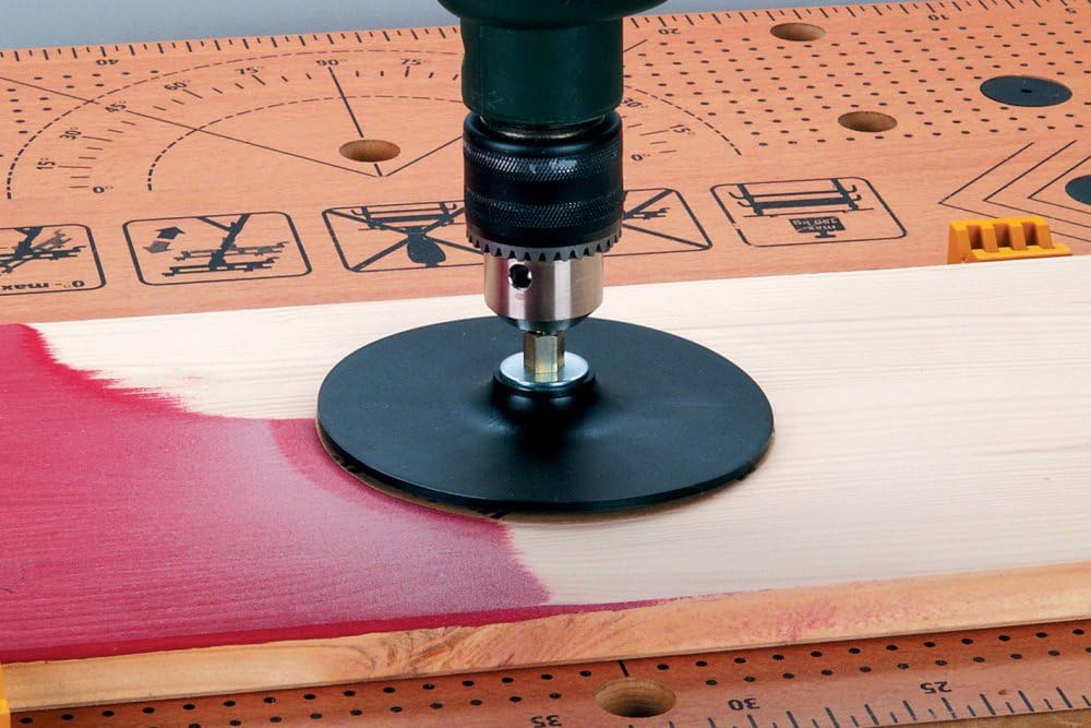 Bild von wolfcraft Schleifscheiben für Holz und Metall, Ø 125 mm I 2003000 I Körnung 120 I 10 Stück I Langlebig & Robust I für Schleifteller, mit Sternloch