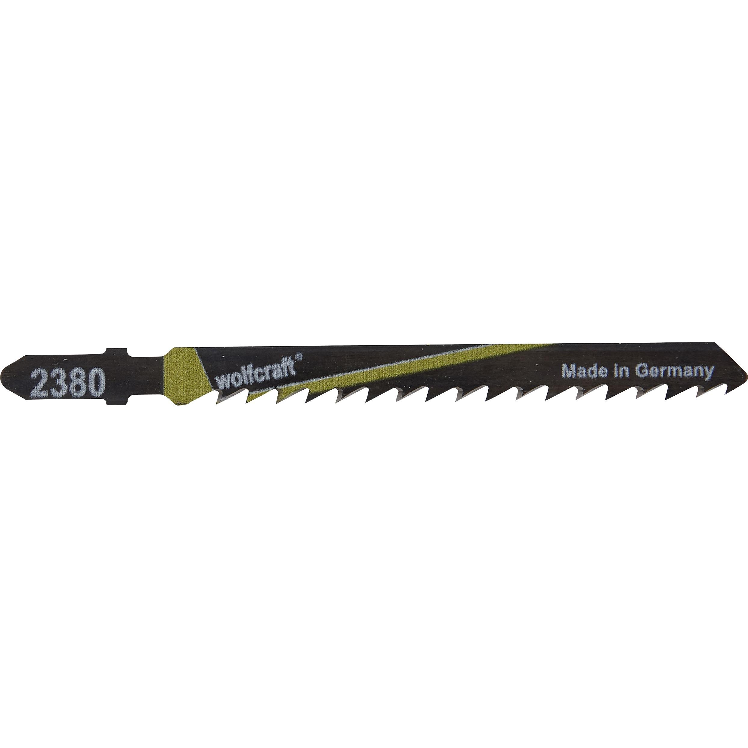 Bild von Wolfcraft 2 Stichsägeblätter HCS Länge 75 mm 2380000