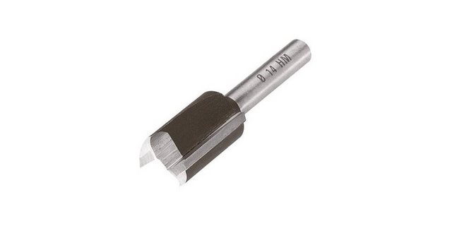 Bild von wolfcraft 3803000 Nutfräser HSS Schaft 6 mm ø 8 x 20 mm I aus Hochleistungs-Schnellstahl zum Fräsen in Hart- und Weichholz und Kunststoff