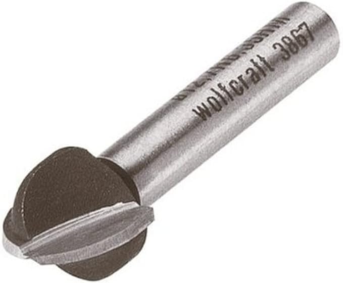 Bild von Wolfcraft HM-Hohlkehlfräser I 3967000 I Für präzise Fräsarbeiten mit der Oberfräse und stationärem Fräsmotor