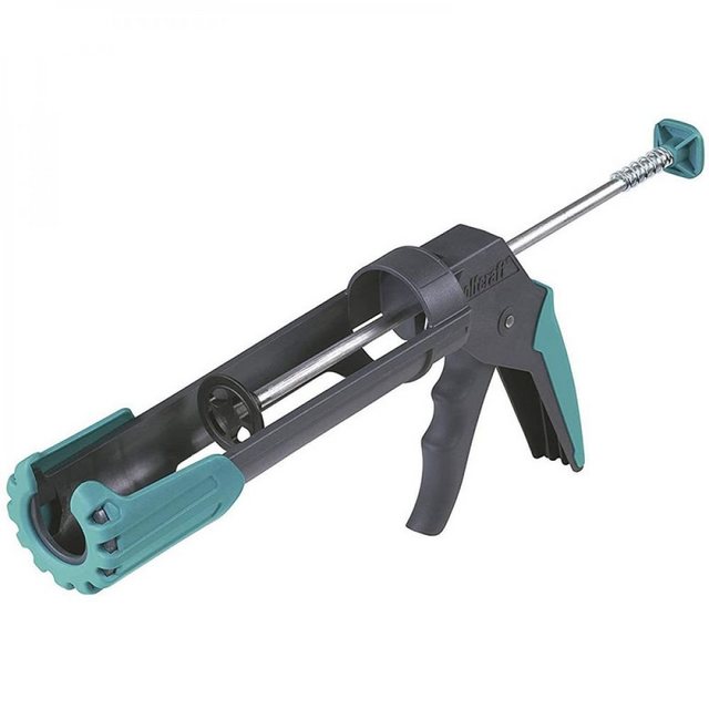 Bild von wolfcraft MG 200 mechanische Kartuschenpresse 4352000, Ergonomische Kartuschenpistole mit gummiertem Handgriff & drehbarer Griffhülse, Für 310 ml Kartuschen geeignet
