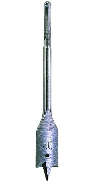 Bild von wolfcraft Flachfräsbohrer, Sechskant-Schaft, Ø 20 mm I 7638000 I Für das Fräsen von Löchern in Holz
