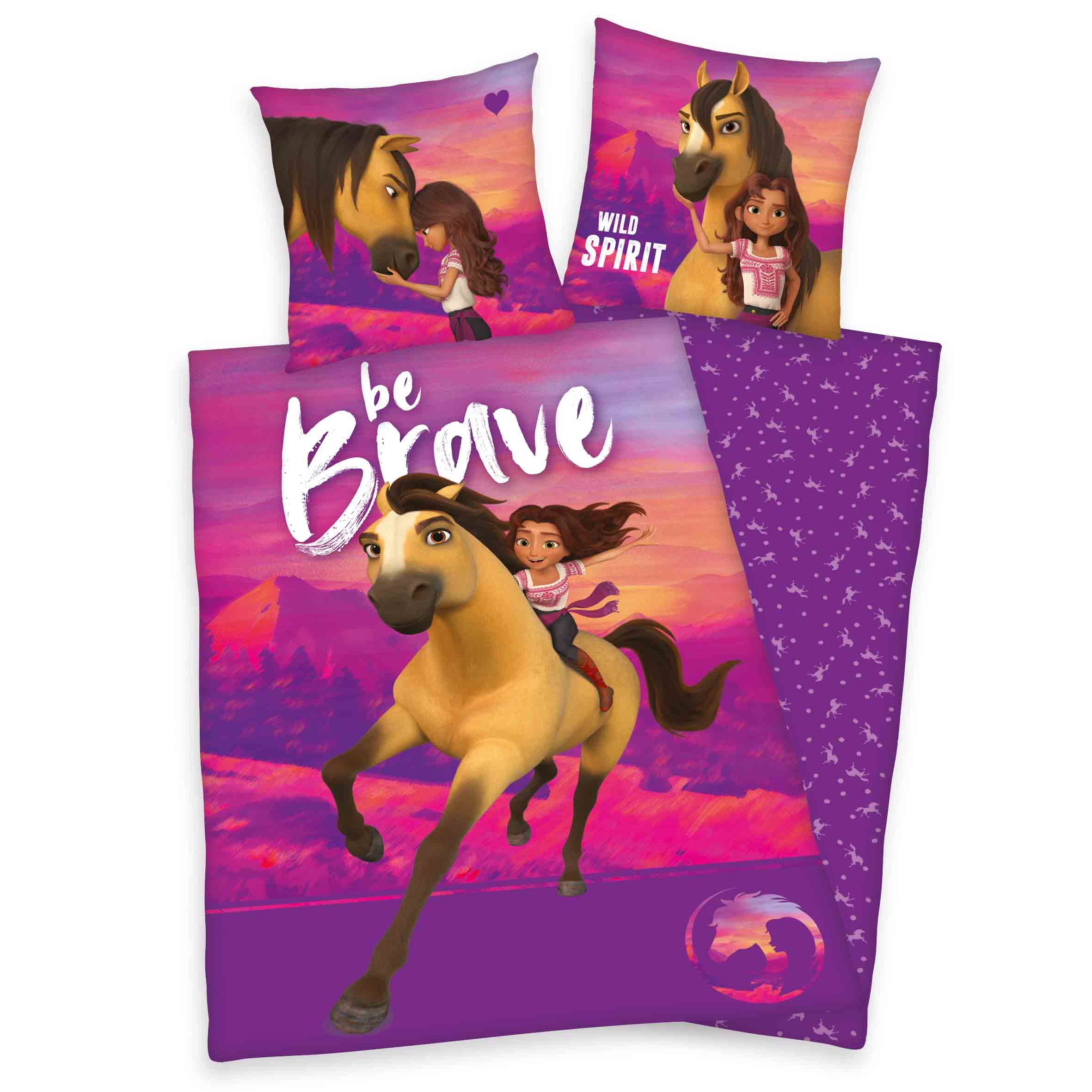 Bild von Spirit Kinderbettwäsche - Be brave