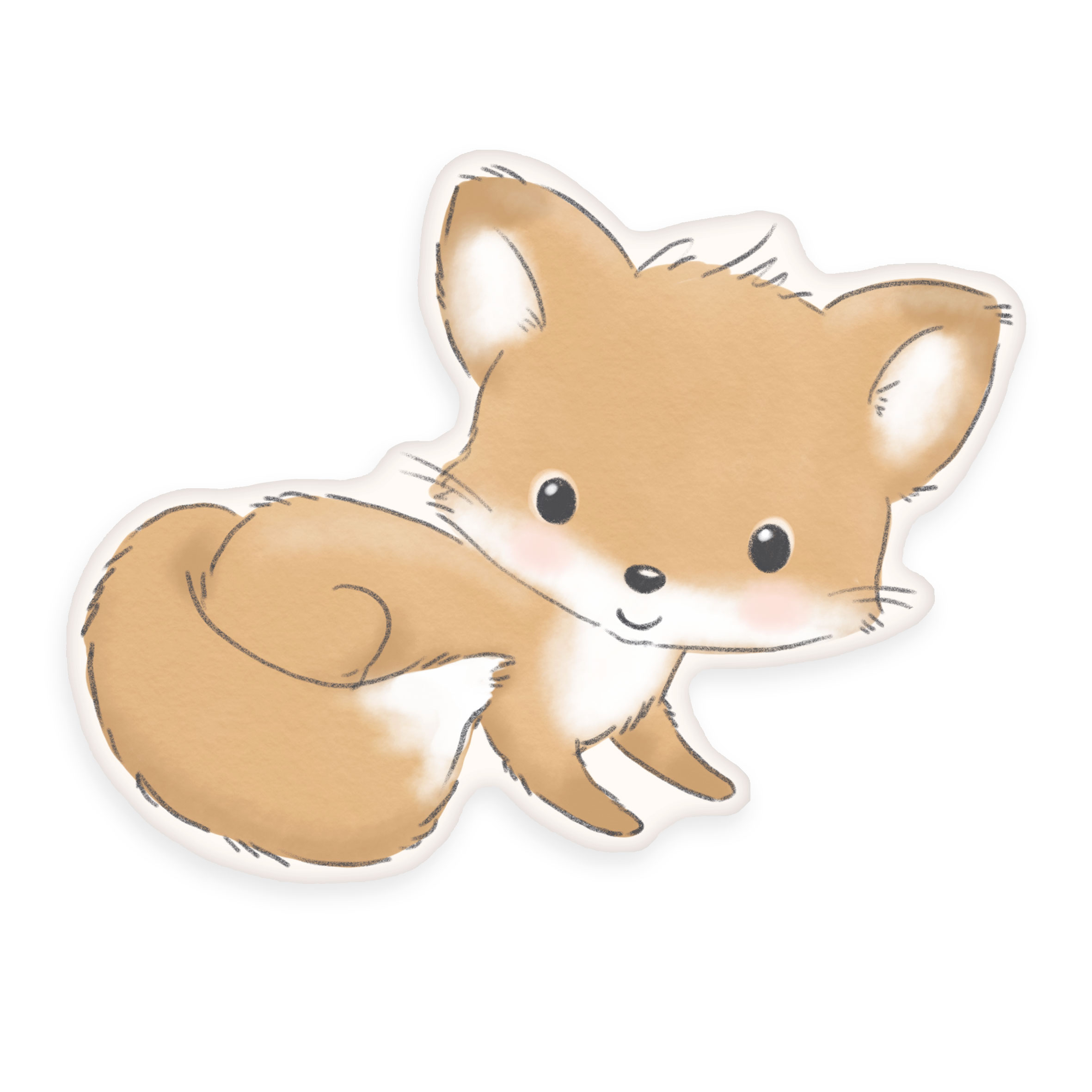 Bild von Baby Best Dekokissen BabyBest Fuchs, hochfarbig bedruckt