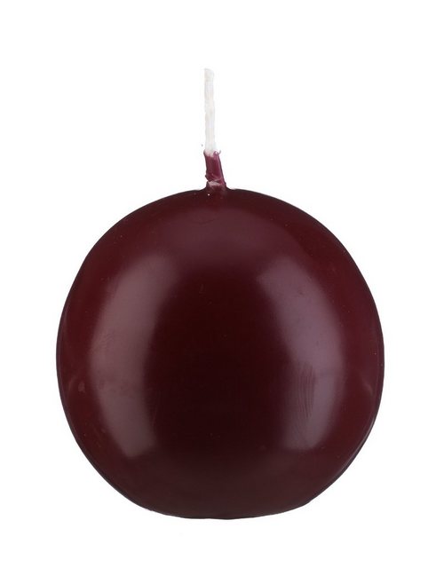 Bild von Kopschitz Kerzen Kugelkerze Kugelkerzen Bordeaux Ø 70 mm, 12 Stück