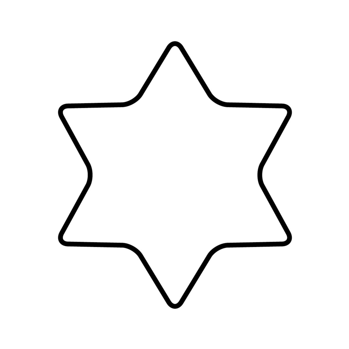 Bild von Kaiser Stern 6-zackig, Ausstechformen, Silber