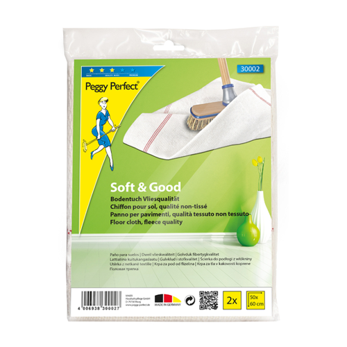 Bild von Peggy Perfect Bodentuch Vlies, 500 x 600 mm, 2er Pack